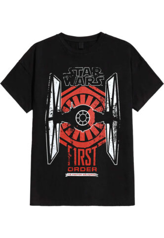 Star Wars – First Order Distressed – T-Shirt – Schwarz – M – 100% Baumwolle