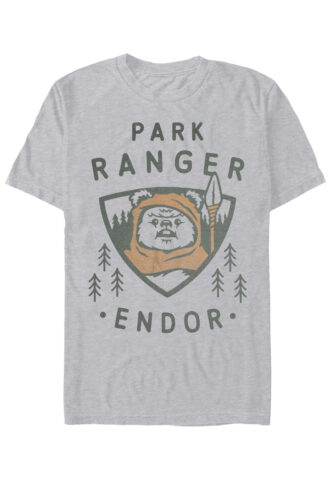 Star Wars – Park Ranger Heather Grey – T-Shirt – Grau – S – 90% Baumwolle, 10% Polyester