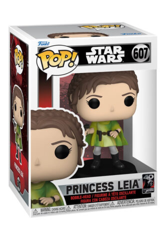 Star Wars – Return Of The Jedi 40th: Leia (BH) – Bobble-Head – Funko Pop – Mehrfarbig – Onesize – 100% PVC