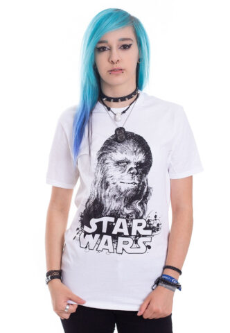 Star Wars – Chewbacca White – T-Shirt – Weiß – M – 100% Baumwolle