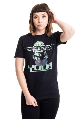 Star Wars – Cool Yoda – T-Shirt – Schwarz – L – 100% Baumwolle