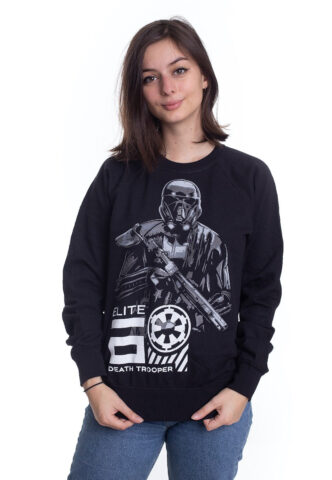 Star Wars – Elite Death Trooper – Sweater – Schwarz – S – 80% Baumwolle, 20% Polyester