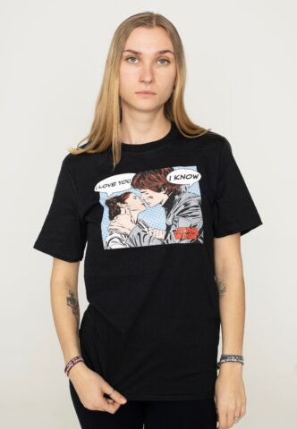 Star Wars – Leia Han Solo Love – T-Shirt – Schwarz – XL – 100% Baumwolle
