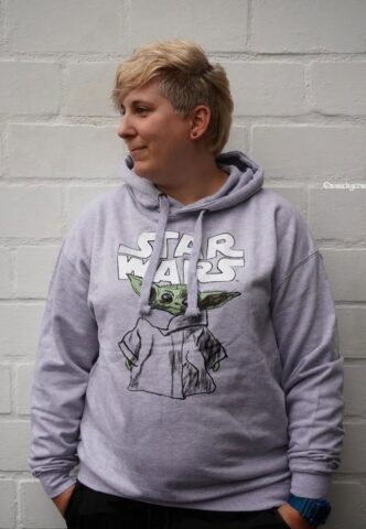 The Mandalorian – The Child Sketch Heather Grey – Hoodie – Grau – XXL – 80% Baumwolle, 20% Polyester