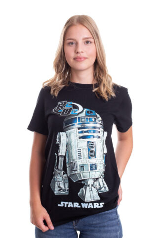 Star Wars – R2D2 – T-Shirt – Schwarz – S – 100% Baumwolle
