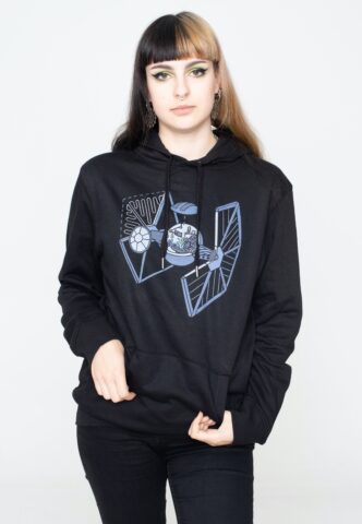 Star Wars – Tie Reveal – Hoodie – Schwarz – XL – 80% Baumwolle, 20% Polyester