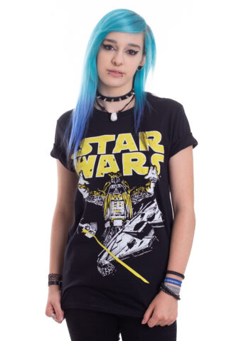 Star Wars – Vader Intimidation – T-Shirt – Schwarz – S – 100% Baumwolle