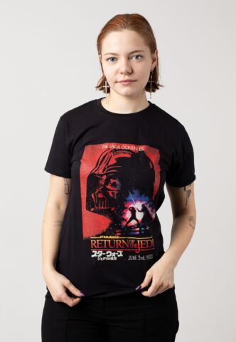 Star Wars – Vader Poster – T-Shirt – Schwarz – S – 100% Baumwolle