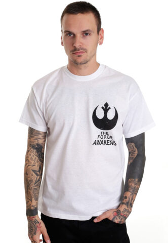 Star Wars: The Force Awakens – X Wing Fighter Rear White – T-Shirt – Weiß – S – 100% Baumwolle,Jersey