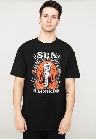 Steady Clothing – Rockabilly Music Black – T-Shirt – Schwarz – L – 100% Baumwolle