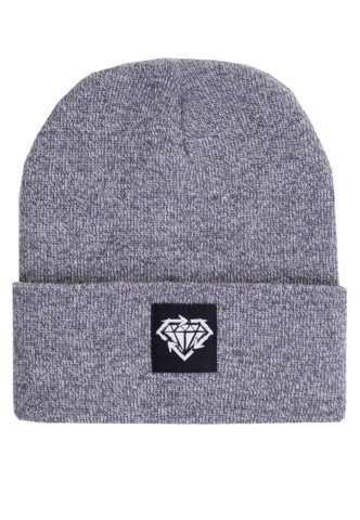 Stick To Your Guns – Diamond Sportsgrey – Long Beanie – Grau – Onesize – 100% Polyacryl