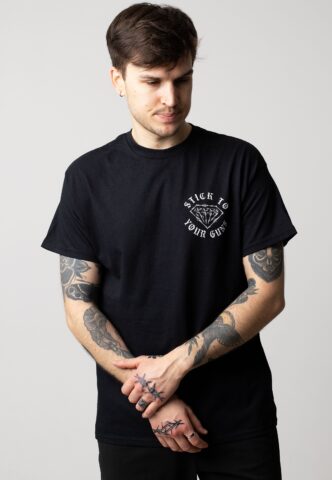 Stick To Your Guns – Diamond Circle – T-Shirt – Schwarz – XL – 100% Baumwolle
