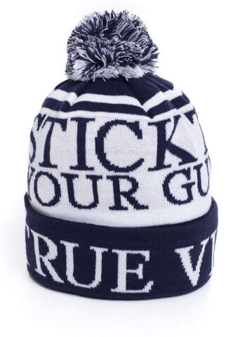 Stick To Your Guns – True View Pom – Beanie – Weiß – Onesize – 100% Polyacryl