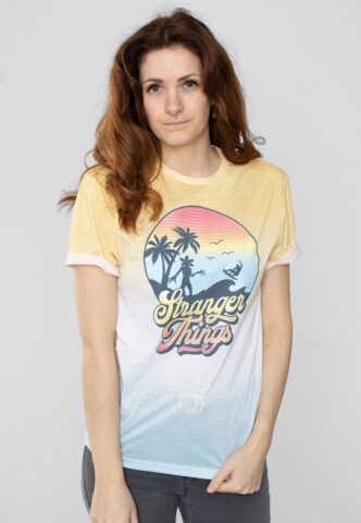 Stranger Things – Sunset Circle – T-Shirt – Mehrfarbig – S – 100% Polyester