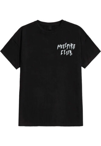 Stranger Things – Hellfire Club Skull – T-Shirt – Schwarz – XXL – 100% Baumwolle