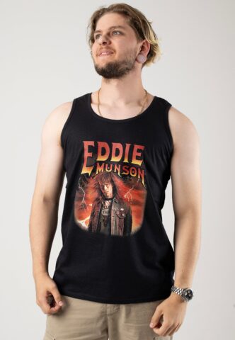 Stranger Things – Metal Eddie – Tank – Schwarz – XXL – 100% Baumwolle