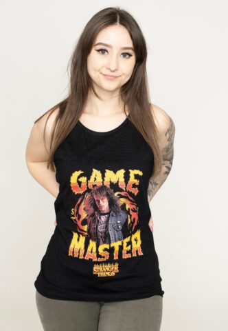 Stranger Things – Dungeon Master – Tank – Schwarz – L – 100% Bio-Baumwolle