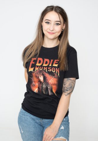 Stranger Things – Metal Eddie – T-Shirt – Schwarz – XXL – 100% Baumwolle