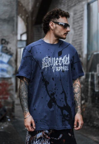 Stay Cold Apparel – Strangled Blue – T-Shirt – Blau – M – 100% Baumwolle