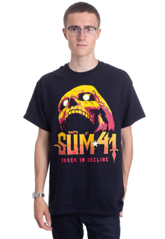Sum 41 – Skull – T-Shirt – Schwarz – XXL – 100% Baumwolle