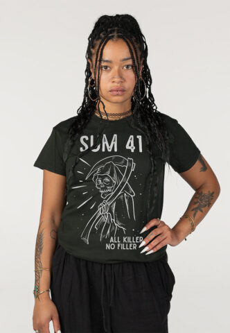 Sum 41 – Reaper Green – T-Shirt – Grün – L – 100% Baumwolle