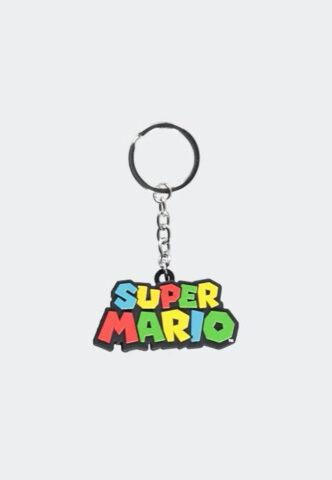 Super Mario – Logo 3D – Schlüsselanhänger – Mehrfarbig – Onesize – Metallll