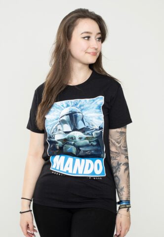 The Mandalorian – Wherever I Go – T-Shirt – Schwarz – XXL – 100% Baumwolle