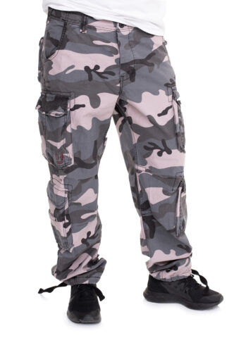 Surplus – Airborne Vintage Nightcamo – Hose – Tarnfarben – XL – 100% Baumwolle