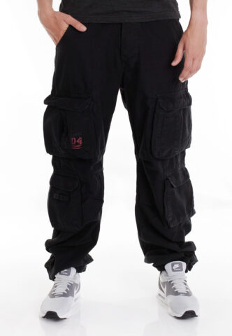 Surplus – Airborne Vintage – Hose – Schwarz – M – 100% Baumwolle