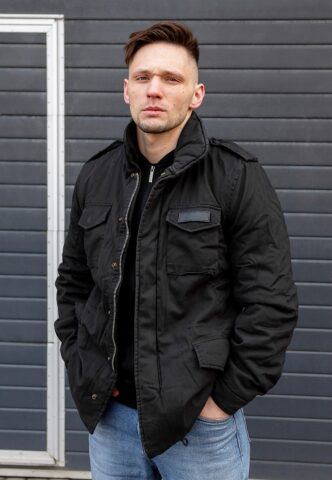 Surplus – Paratrooper Black – Jacke – Schwarz – M – 100% Baumwolle
