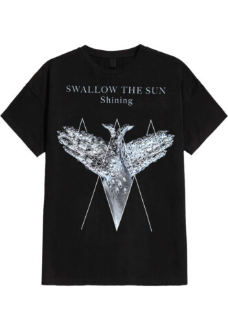 Swallow The Sun – Shining Album Cover – T-Shirt – Schwarz – XL – 100% Baumwolle