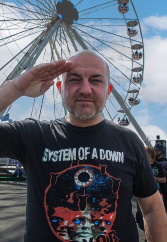 System Of A Down – BYOB Classic – T-Shirt – Schwarz – M – 100% Baumwolle