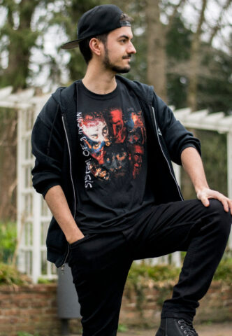 System Of A Down – Painted Faces – T-Shirt – Schwarz – XL – 100% Baumwolle
