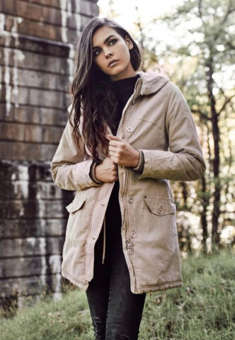 Urban Classics – Garment Washed Sand – Jacke – Beige – XS – Shell: 100% Baumwolle; Lining: 100% Polyester