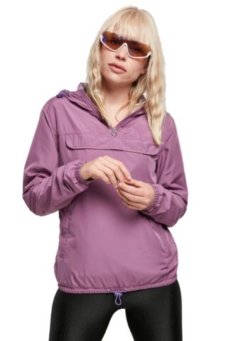 Urban Classics – Ladies Basic Pull Over Duskviolet – Jacke – Lila – XS – 100% Polyester