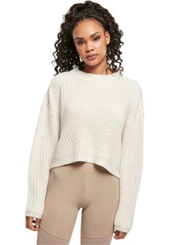 Urban Classics – Ladies Wide Oversize White Sand – Pullover – Beige – XL – 100% Polyacryl