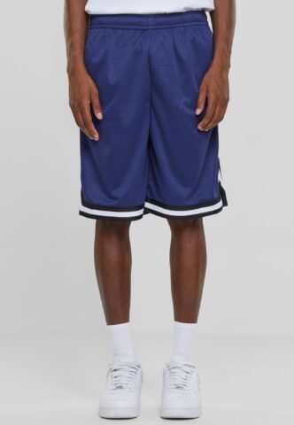 Urban Classics – Stripes Mesh Darkblue/Black/White – Shorts – Blau – S – 100% Polyester
