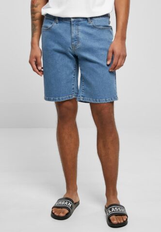 Urban Classics – Relaxed Fit Jeans Light Blue Washed – Shorts – Blau – W30 – 98% Baumwolle, 2% Elastan