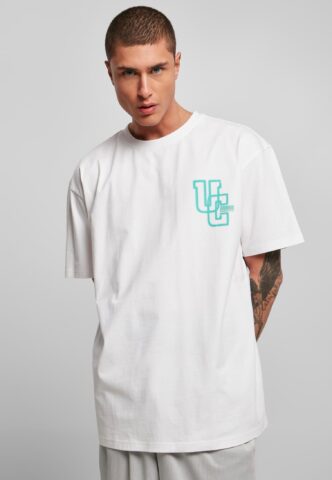 Urban Classics – Glow Logo White – T-Shirt – Weiß – S – 100% Baumwolle