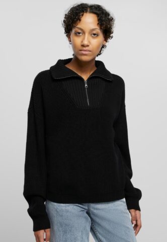 Urban Classics – Oversized Knit Black – Pullover – Schwarz – XS – 50% Baumwolle, 50% Polyacryl