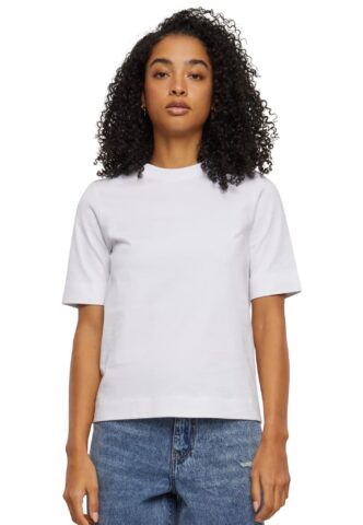 Urban Classics – Ladies Classy White – T-Shirt – Weiß – S – 100% Baumwolle