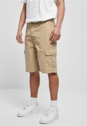 Urban Classics – Big Cargo Unionbeige – Shorts – Beige – W28 – 100% Baumwolle