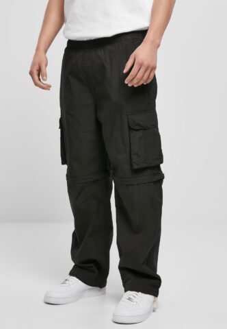 Urban Classics – Zip Away Black – Hose – Schwarz – L – 100% Baumwolle