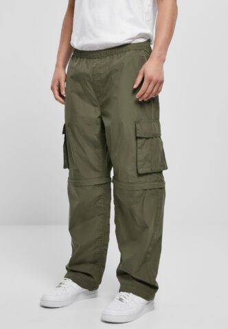 Urban Classics – Zip Away Olive – Hose – Grün – XL – 100% Baumwolle