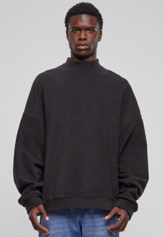 Urban Classics – Oversized Polar Fleece Black – Sweater – Schwarz – S – 100% Polyester