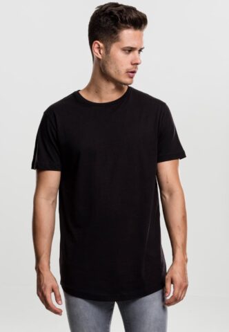 Urban Classics – Shaped Long – T-Shirt – Schwarz – XL – 100% Baumwolle