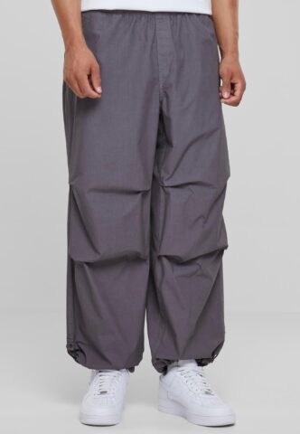 Urban Classics – Popline Parachute Darkshadow – Hose – Grau – S – 100% Baumwolle