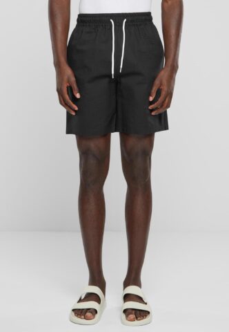 Urban Classics – Basic Seersucker Black – Shorts – Schwarz – XL – 100% Baumwolle