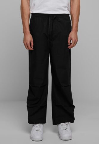 Urban Classics – Wide Poplin Black – Hose – Schwarz – XL – 100% Baumwolle