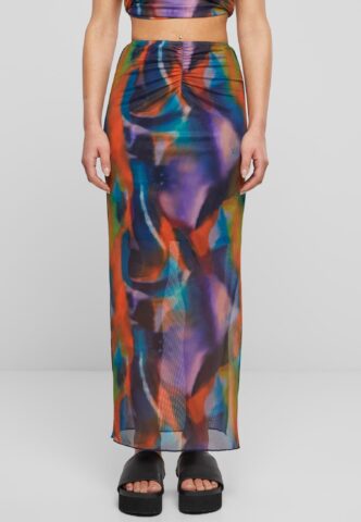 Urban Classics – Ladies AOP Mesh Tube Multicolorreflection – Rock – Mehrfarbig – L – 90% Polyester, 10% Elastan